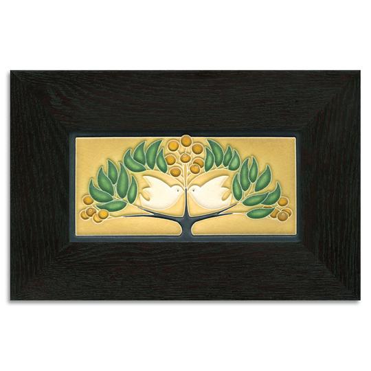 Lovebirds Green Oak Tile - 4x8
