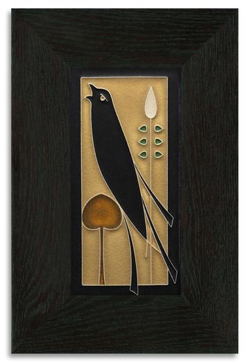 Golden Songbird 4x8 Tile - Left Facing