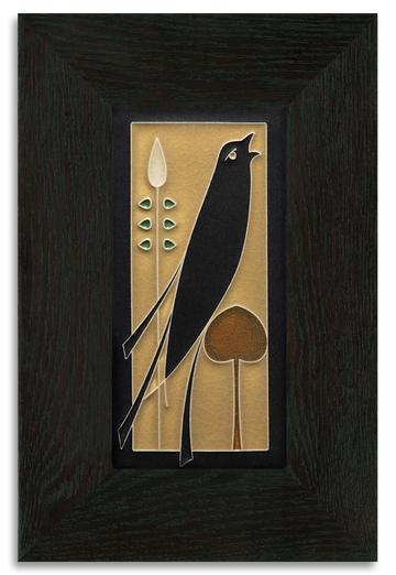 Golden Songbird 4x8 Tile - Right Facing