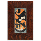 Calico Cat Storm Blue Tile - 4x8