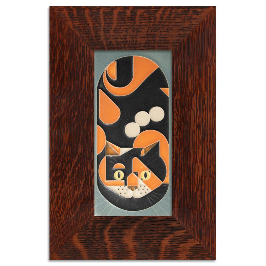 Calico Cat Storm Blue Tile - 4x8