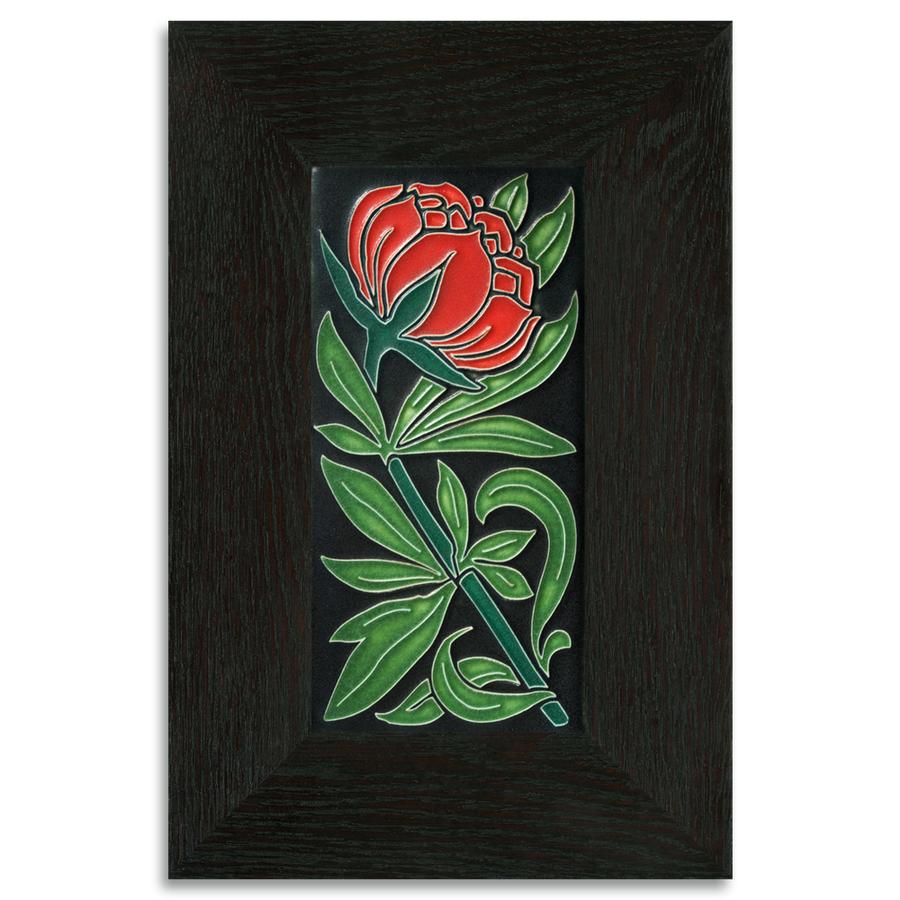 Peony Red Tile - 4x8