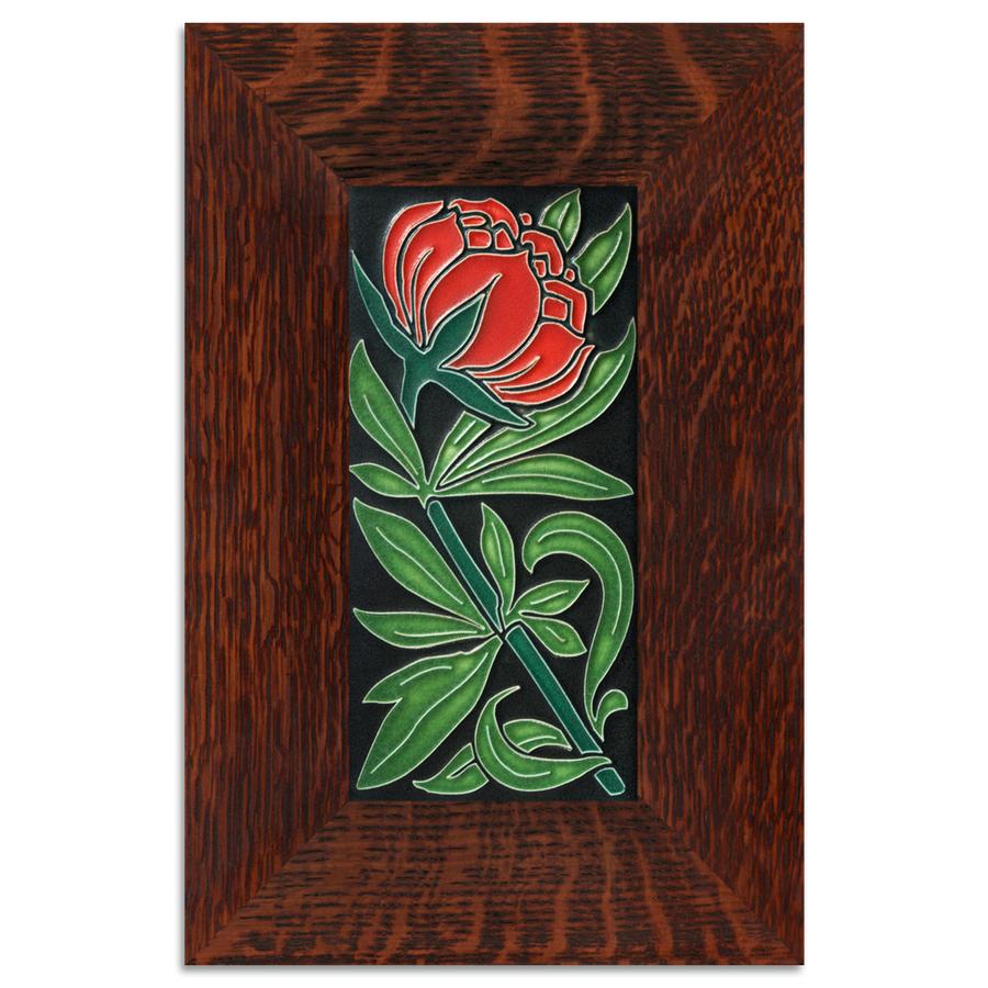 Peony Red Tile - 4x8