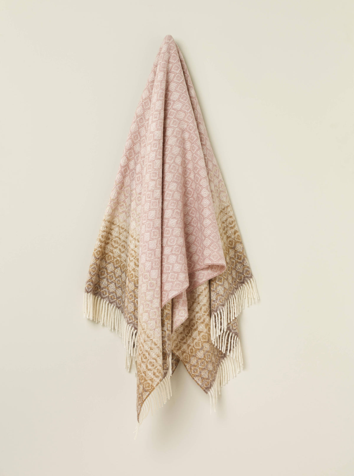 Ombre Diamond Range  Merino Lambswool Throw