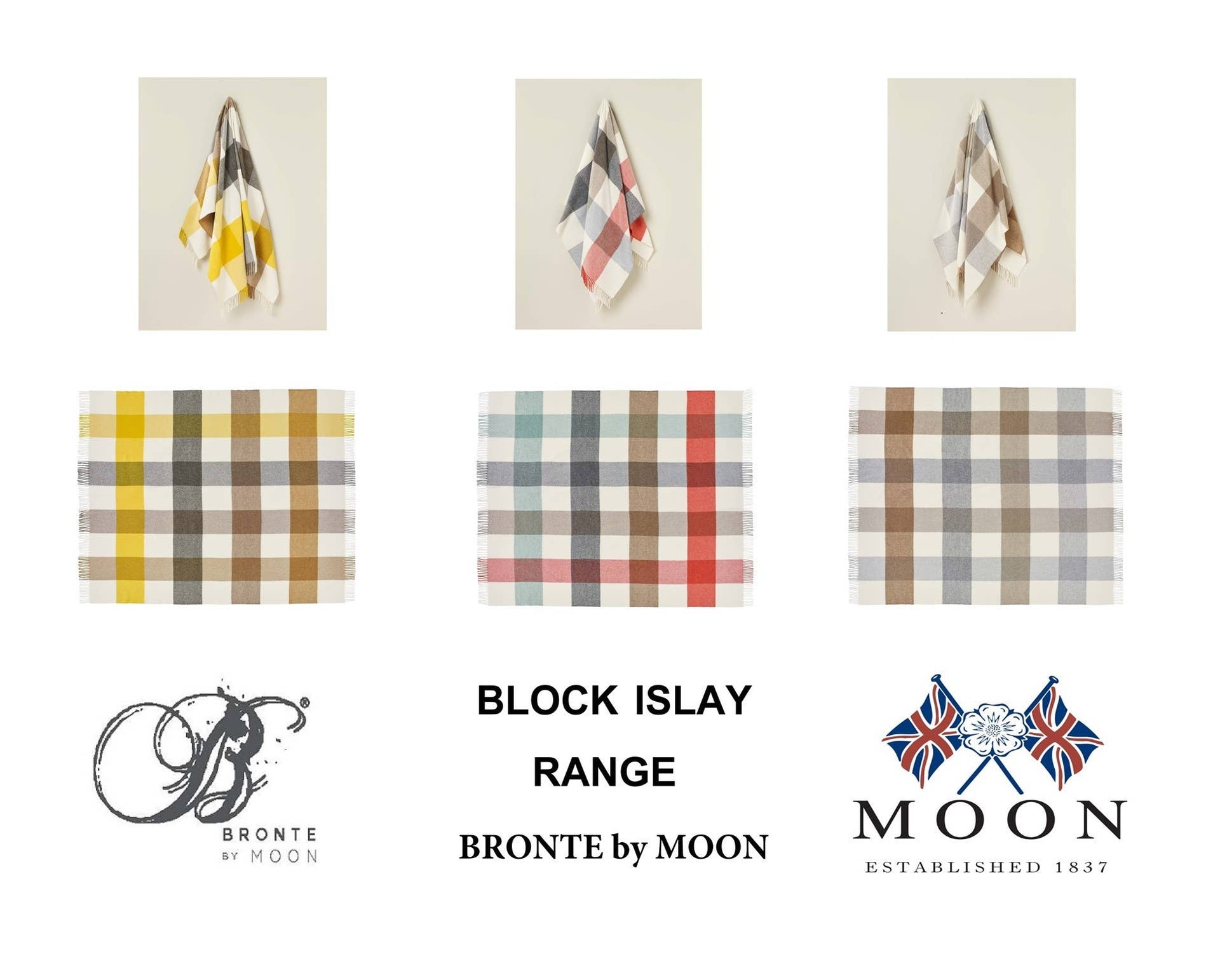Block Islay Range  Merino Lambswool Throw