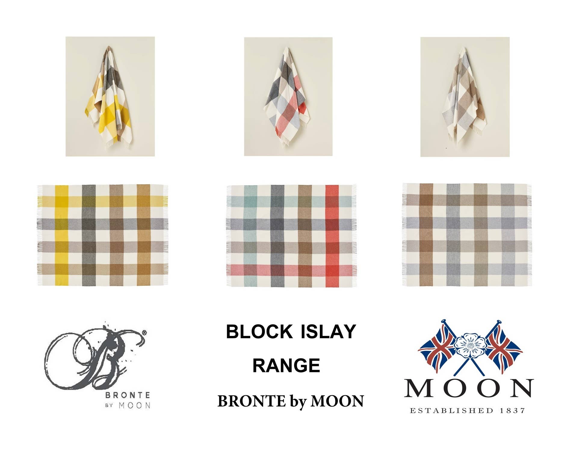 Block Islay Range  Merino Lambswool Throw
