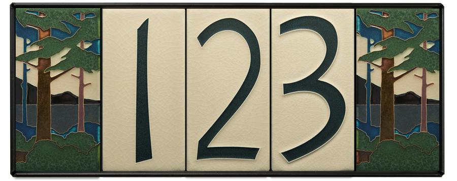 Motawi 4x8 House Number Frame