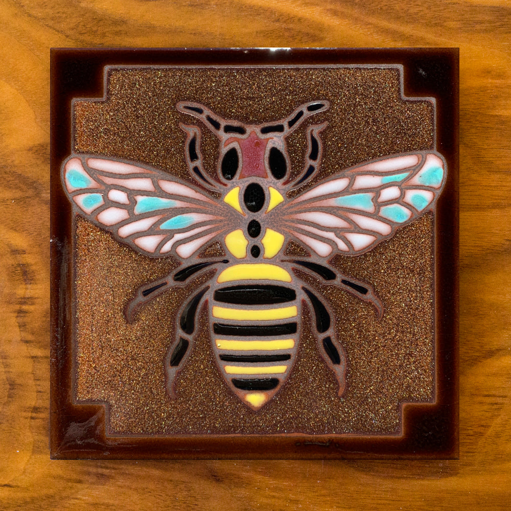 Bee Art Tile Trivet-6x6
