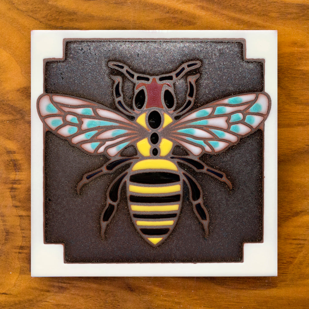 Bee Art Tile Trivet-6x6