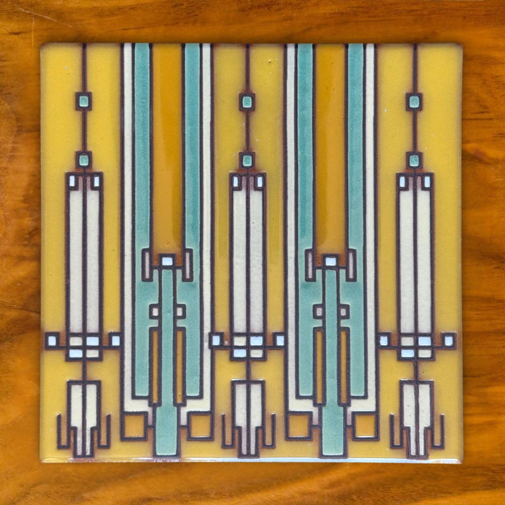 FLW Coonley House Art Tile Trivet-6x6