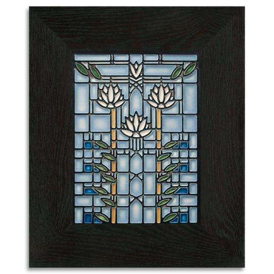 Waterlilies Light Blue Tile - 6x8