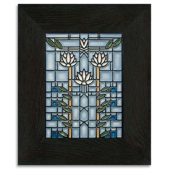 Waterlilies Light Blue Tile - 6x8