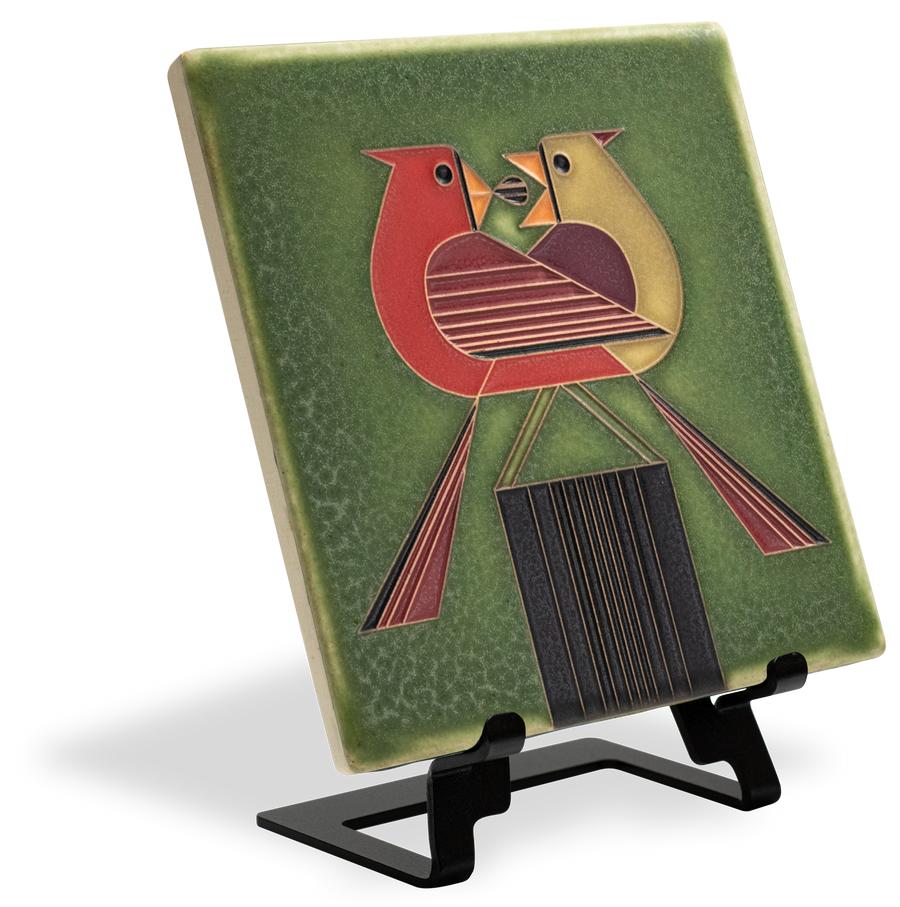 Redbird Romance Tile - 6x6