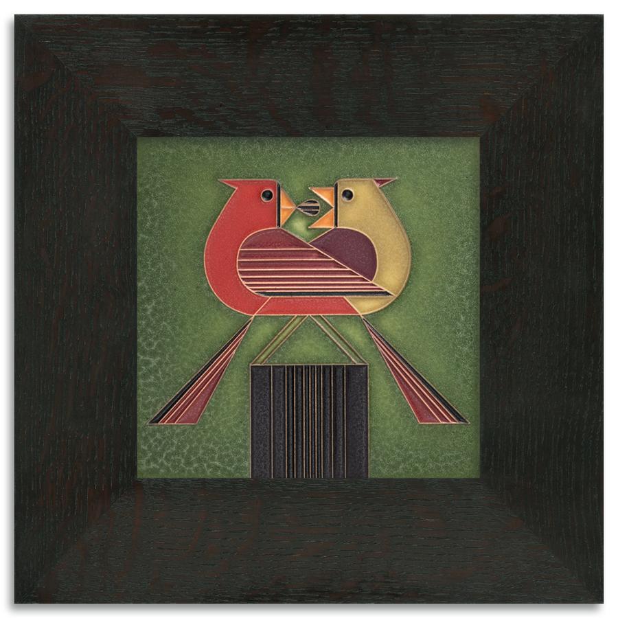 Redbird Romance Tile - 6x6