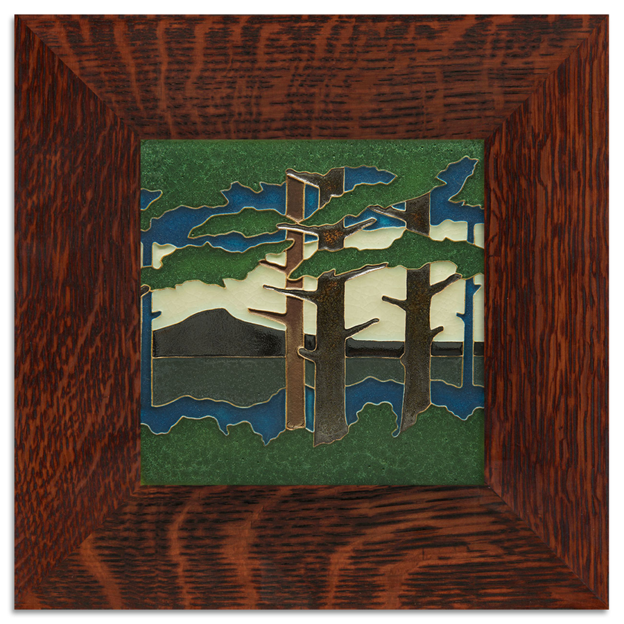 6x8 Frame - Oak  Motawi Tileworks