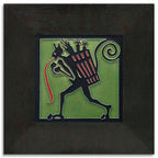 Krampus Green Tile - 6x6