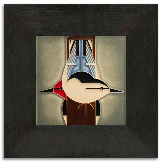 Upside Downside Bird Tile - 6x6