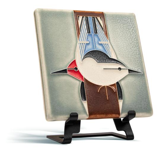 Upside Downside Bird Tile - 6x6