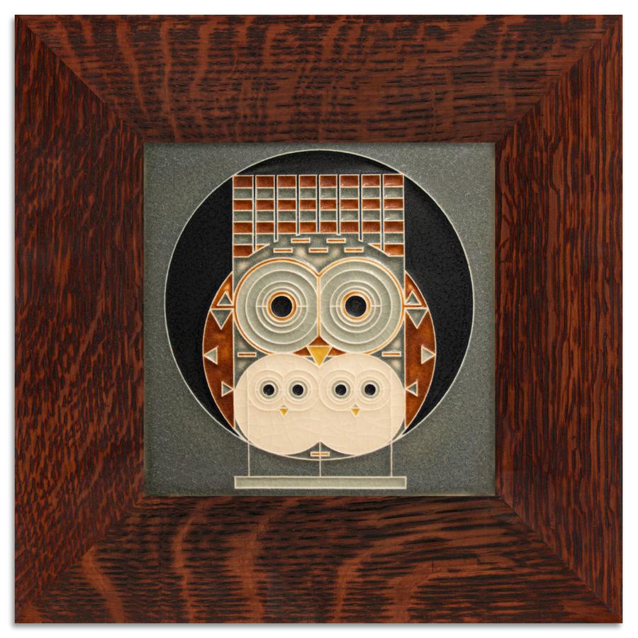 Family Owlbum Grey Tile - 6x6