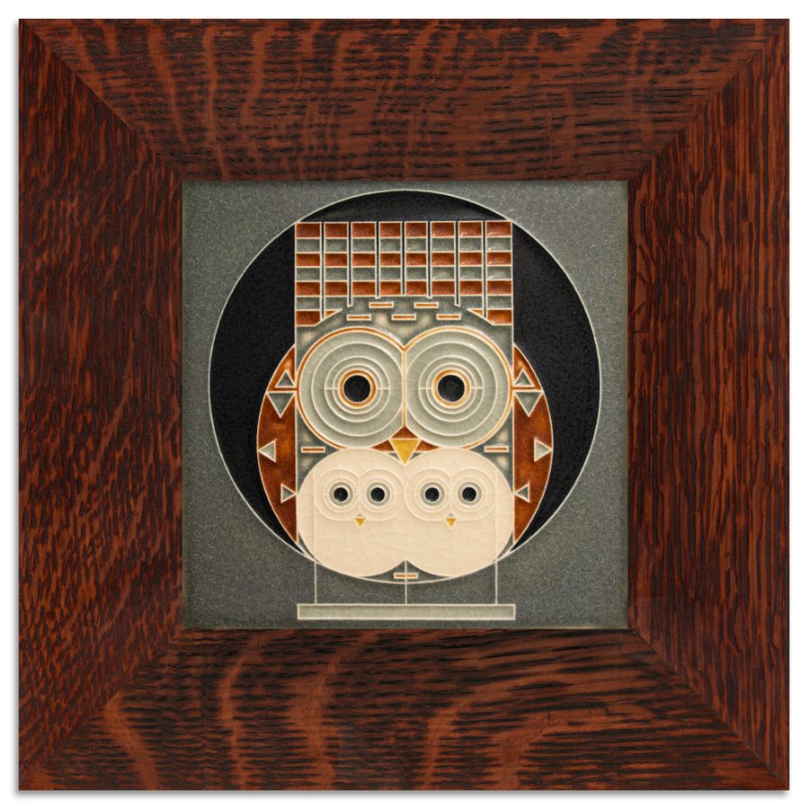 Family Owlbum Grey Tile - 6x6