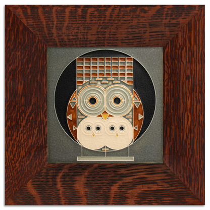 Family Owlbum Grey Tile - 6x6