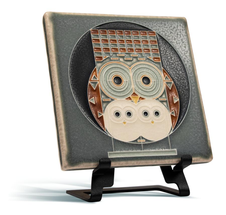 Family Owlbum Grey Tile - 6x6