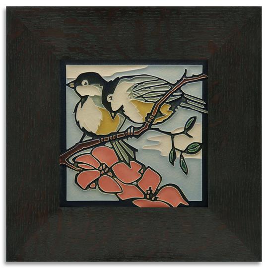 Spring Chickadees Tile