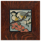 Spring Chickadees Tile