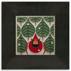 Coniferous Cardinal Tile - 6x6