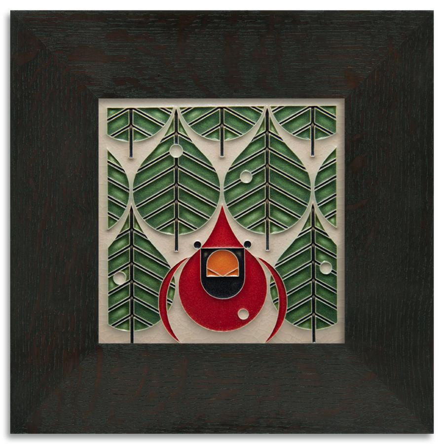 Coniferous Cardinal Tile - 6x6