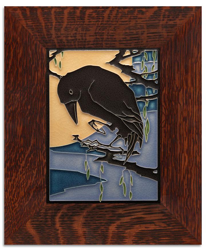 Raven Midnight Tile - 6x8