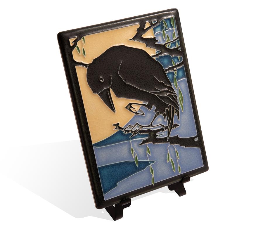 Raven Midnight Tile - 6x8