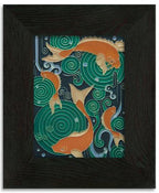 Koi Pond Turquoise Tile - 6x8
