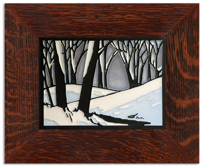Snowscape Twilight Tile - 6x8