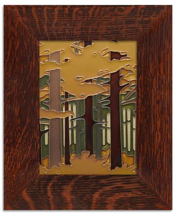 Woodland Pine Autumn Tile - 6x8