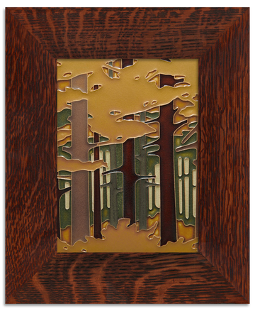 Woodland Pine Autumn Tile - 6x8