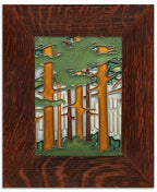 Woodland Pine Green Tile - 6x8