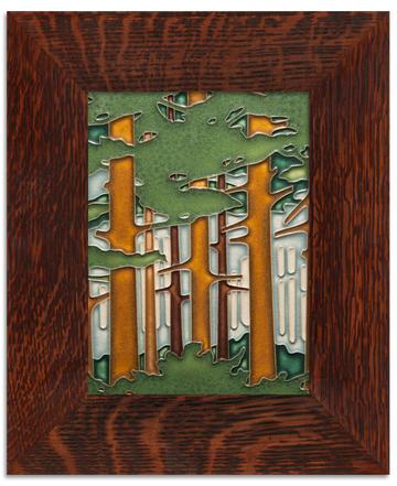 Woodland Pine Green Tile - 6x8