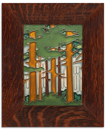 Woodland Pine Green Tile - 6x8