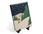 Snowy Night Tile - 6x8