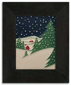 Snowy Night Tile - 6x8