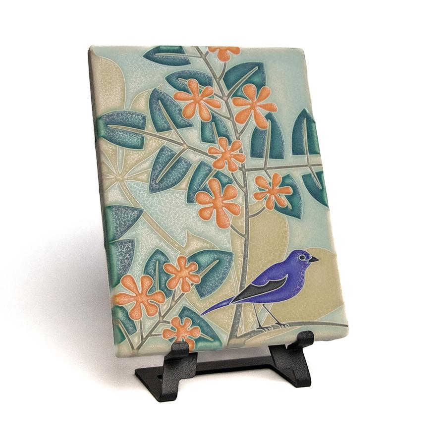 Bluebird Orange Tile - 6x8