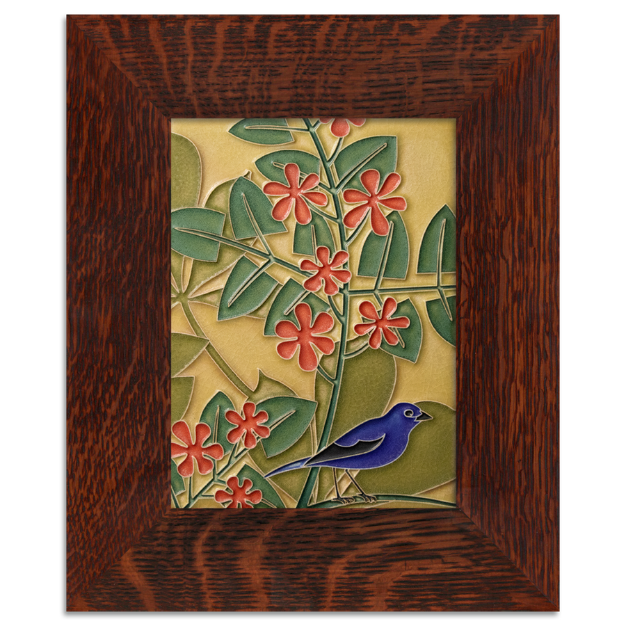 Bluebird Red Tile - 6x8