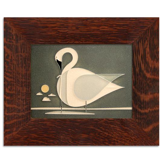 Trumpeter Swan Tile - 6x8
