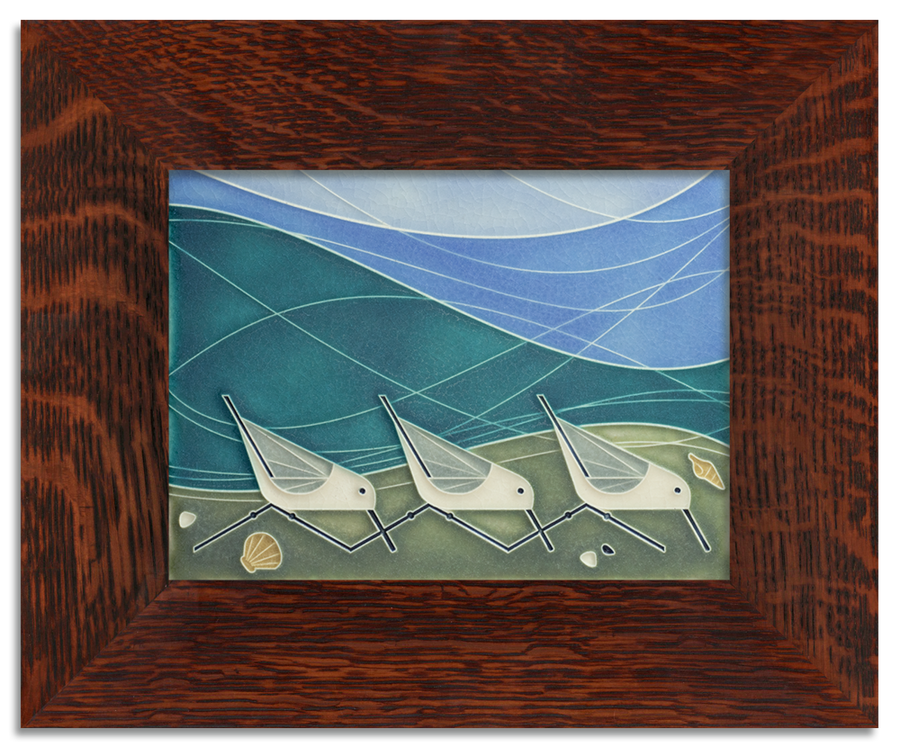 Beach Birds Tile - 6x8