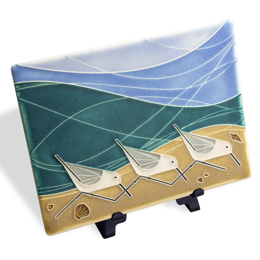 Beach Birds Tile - 6x8