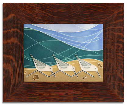 Beach Birds Tile - 6x8