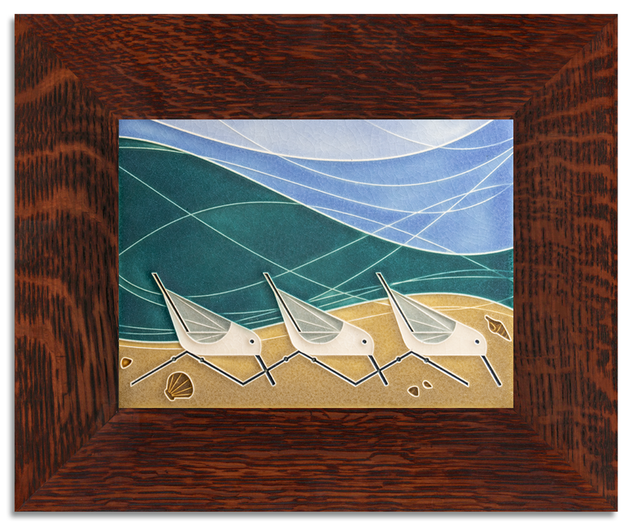 Beach Birds Tile - 6x8