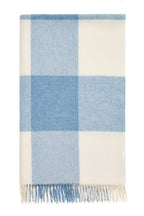 Pastel Block-Check Range Merino Lambswool Throw