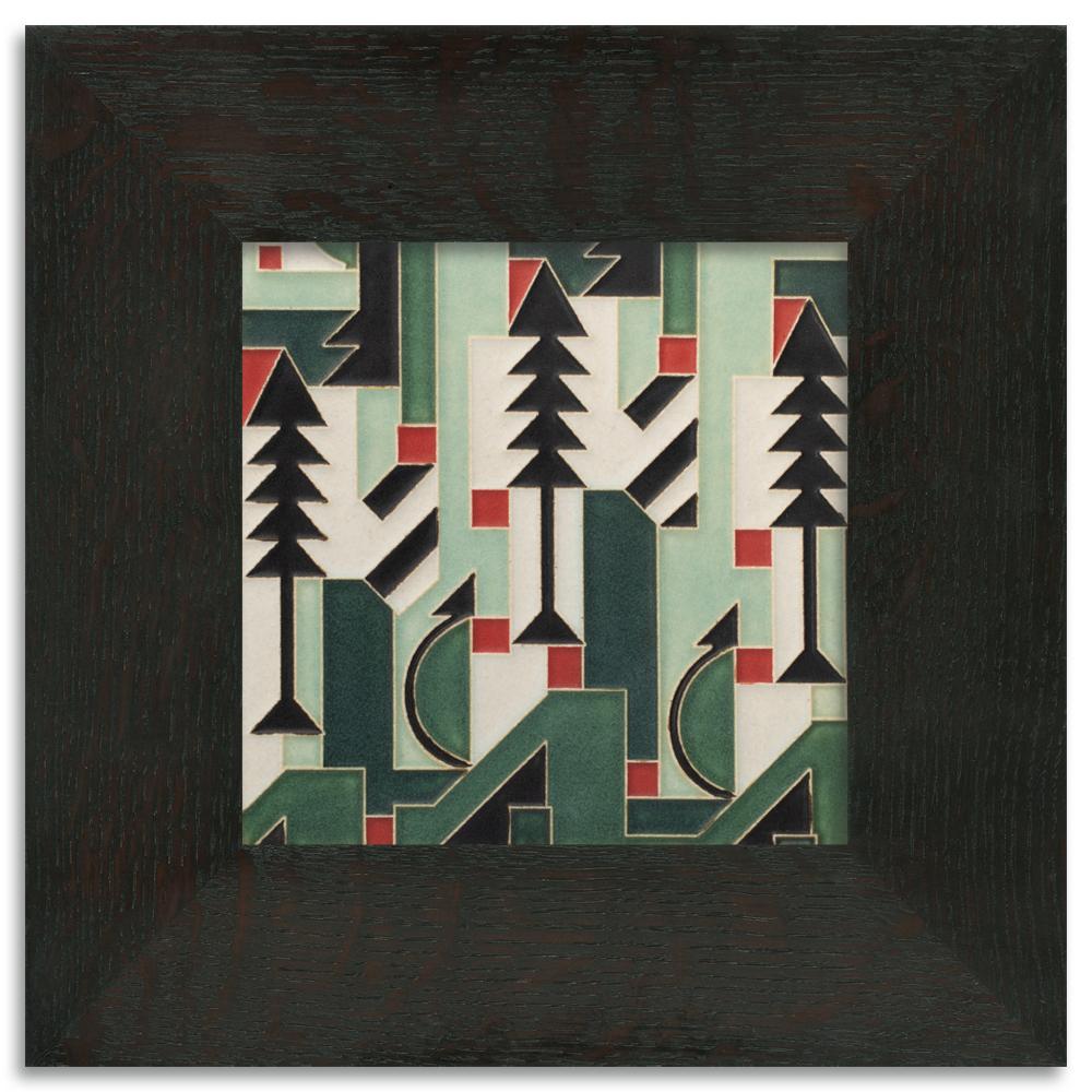 Cubist Christmas Tile - 6x6